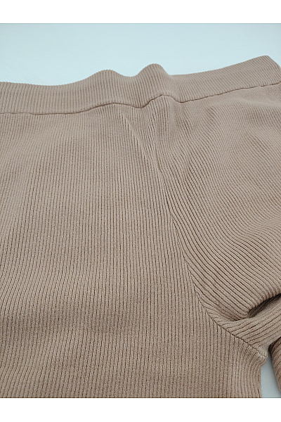 C'est tout Béžový pletený komplet s kapucí oversized Vel. DE 42 | C'est tout | obrázek 8