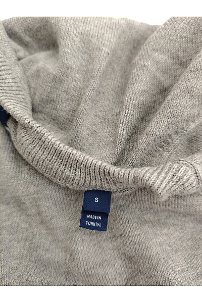 GANT Pánský šedý bavlněný pulovr basic Vel. S | GANT | obrázek 8