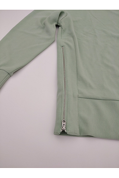 Jana Ina Dámská khaki mikina s dlouhým rukávem oversized bez potisku Vel. DE 40 | Jana Ina | obrázek 3