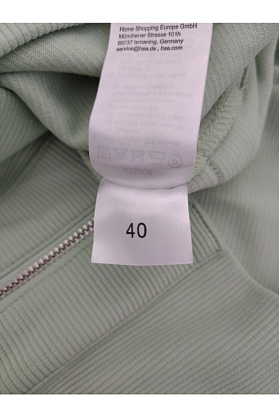 Jana Ina Dámská khaki mikina s dlouhým rukávem oversized bez potisku Vel. DE 40 | Jana Ina | obrázek 6