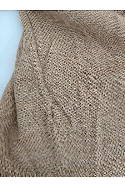 THE MERCER N.Y. Béžový vlněný merino pulovr basic Vel. EU 34 | THE MERCER N.Y. | obrázek 7