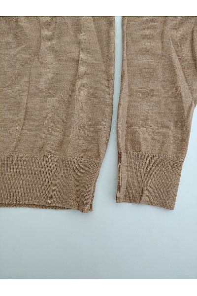 THE MERCER N.Y. Béžový vlněný merino pulovr basic Vel. EU 34 | THE MERCER N.Y. | obrázek 10
