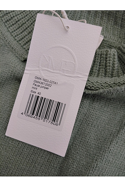 Dámský khaki pletený oversized pulovr se stojáčkem Vel. EU 40 | Unimoda | obrázek 6