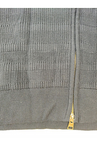 GANT Pánský černý pletený svetr na zip se stojáčkem Vel. XL | GANT | obrázek 2