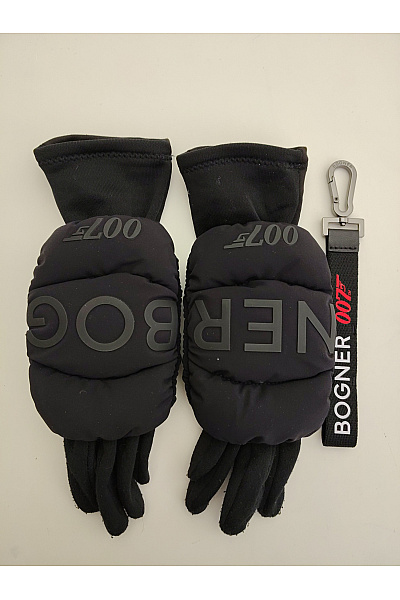 Bogner Černé Outdoorové Rukavice Gorpcore