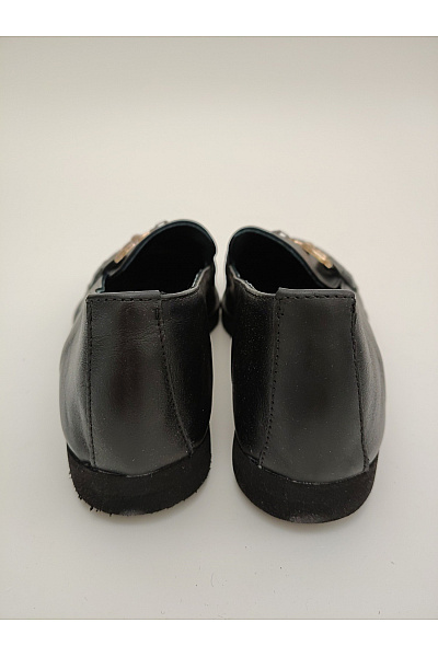 Černé dámské polobotky nazouvací elegantní jarní Vel. EU 38 | Unimoda | obrázek 8