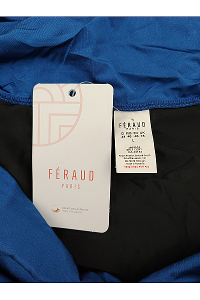 FERAUD PARIS Modré dámské plavkové kalhotky s vysokým pasem na zavazování Vel. L | FERAUD PARIS | obrázek 7