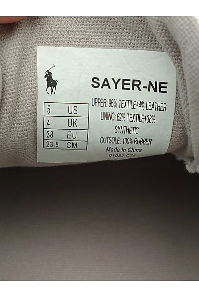 Ralph Lauren tenisky Polo Sayer Bílé Velikost 38 | Ralph Lauren | obrázek 9