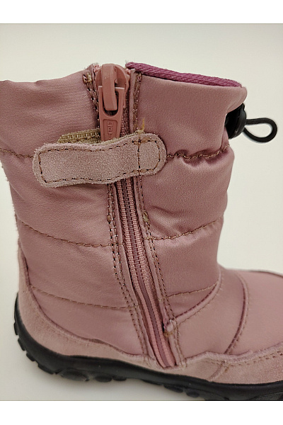 Dětské růžové zimní sněhule s medvídkem na zip Vel. 22 | Unimoda | obrázek 6