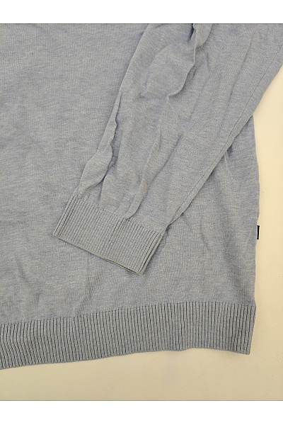 Marks & Spencer Dámský modrý bavlněný pulovr basic Velikost EU 54 | Marks & Spencer | obrázek 3