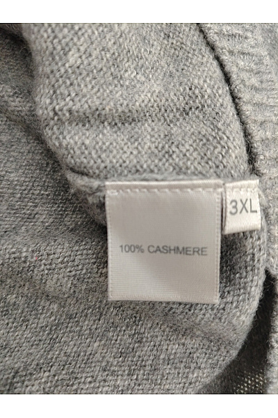 Mason´s Dámský kašmírový rolák šedý basic Vel. 3XL | Mason´s | obrázek 5