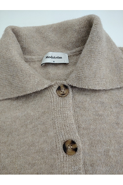 Modstrom Béžová pletená vesta se zapínáním Vel. XS | modstrom | obrázek 3