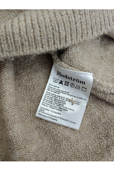 Modstrom Béžová pletená vesta se zapínáním Vel. XS | modstrom | obrázek 5
