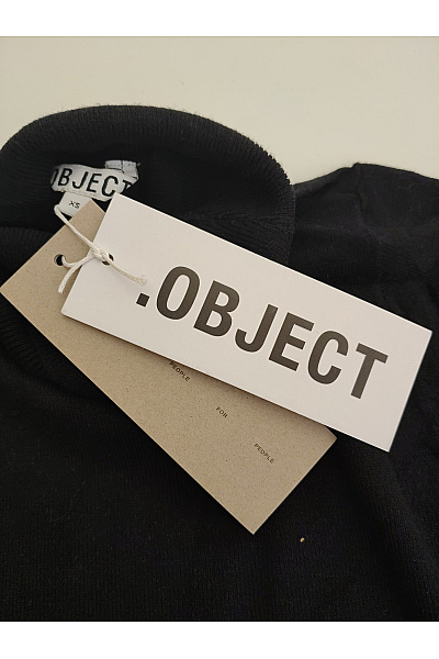 OBJECT Dámský černý rolák s dlouhým rukávem basic Velikost XS | OBJECT | obrázek 4