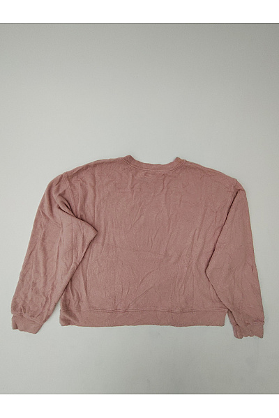 velvet Dámská růžová mikina s dlouhým rukávem oversize Vel. US M | velvet | obrázek 6