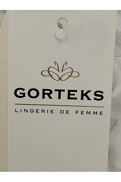 GORTEKS Bílé krajkové kalhotky luxusní | GORTEKS | obrázek 5