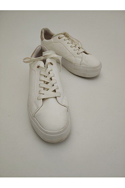 Bershka tenisky Stradivarius Casual platform trainers Bílé Velikost EU 41 | Bershka | obrázek 3