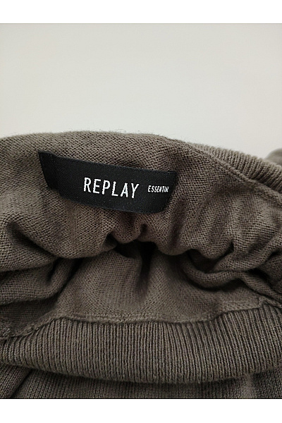 REPLAY Pánský khaki bavlněný rolák basic Vel. L | REPLAY | obrázek 5