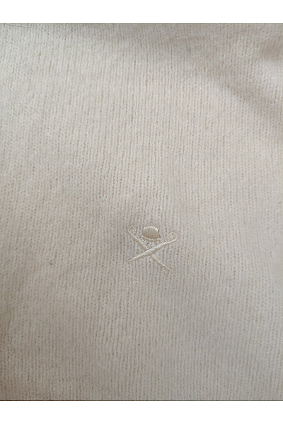 HACKETT Béžový vlněný pulovr se stojáčkem na zip Vel. XXL | HACKETT | obrázek 4