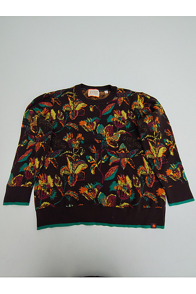 Scotch & Soda Dámský vzorovaný pletený pulovr s dlouhým rukávem Vel. XL | Scotch & Soda | obrázek 2