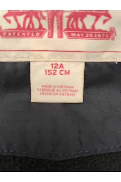 LEVIS chlapecká prošívaná zimní bunda s kapucí Velikost 12A | LEVIS | obrázek 12