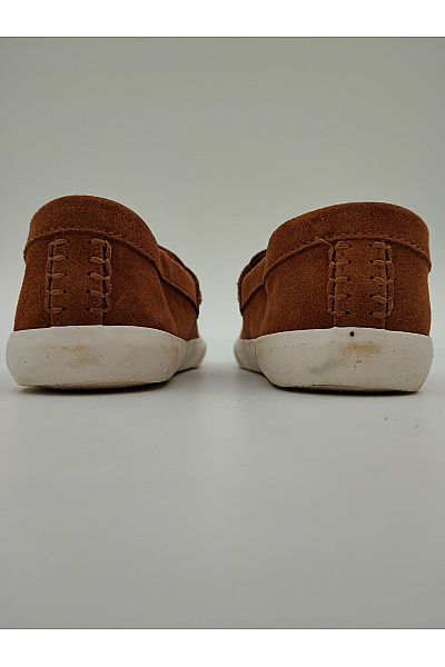 Next Dětské hnědé semišové slip-on polobotky na suchý zip Vel. UK 13 | Next | obrázek 6