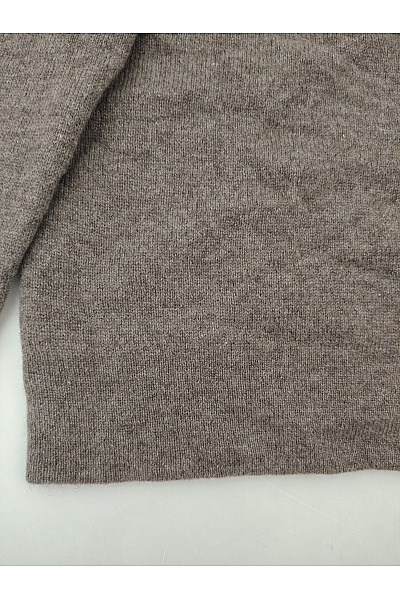 REPEAT cashmere Dámská hnědá kašmírová mikina s kapucí přes hlavu Velikost M | REPEAT cashmere | obrázek 2