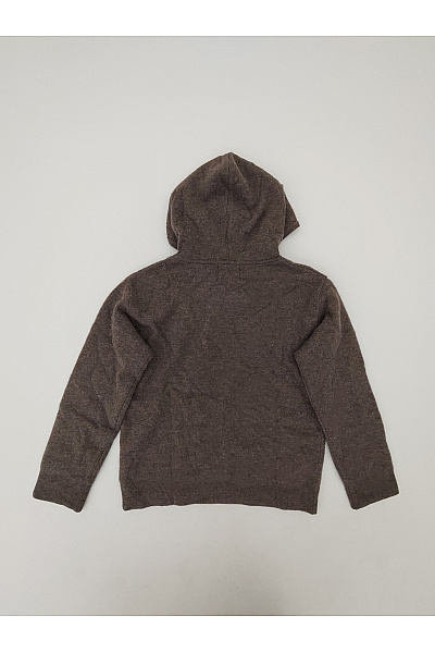 REPEAT cashmere Dámská hnědá kašmírová mikina s kapucí přes hlavu Velikost M | REPEAT cashmere | obrázek 7
