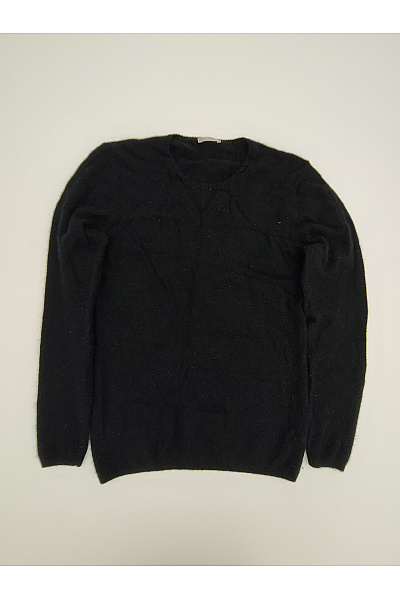 Mason´s Černý Kašmírový Pulovr Basic Velikost XL