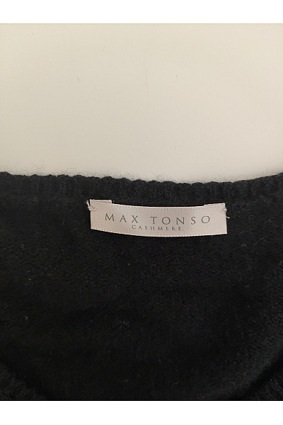 Mason´s Černý kašmírový pulovr basic Velikost XL | Mason´s | obrázek 4