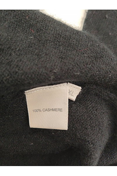 Mason´s Černý kašmírový pulovr basic Velikost XL | Mason´s | obrázek 5