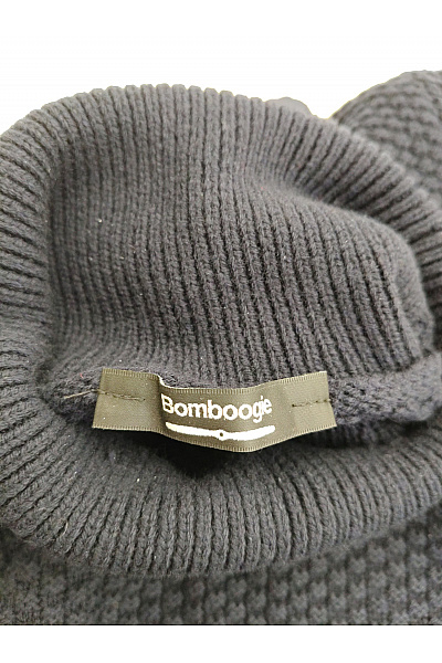 BOMBOOGIE Pánský tmavě modrý pletený rolák bavlněný basic Velikost L | BOMBOOGIE | obrázek 5