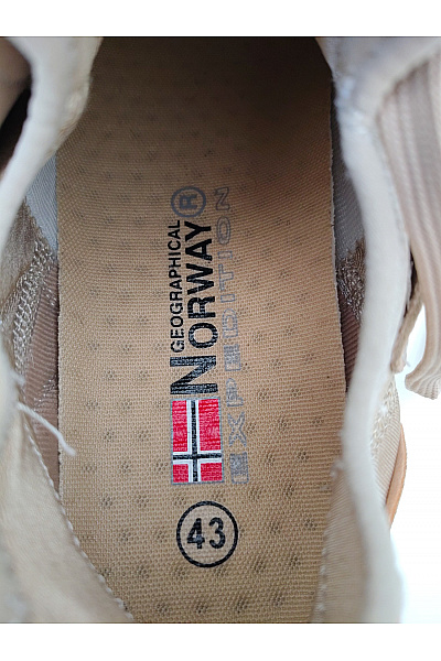 Geographical Norway Pánské tenisky OBELIN Béžové Velikost EU 43 | Geographical Norway | obrázek 5