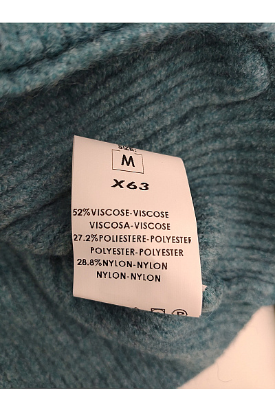 RISSKIO Zelený pletený žebrovaný crop kardigan do véčka Vel. M | RISSKIO | obrázek 8
