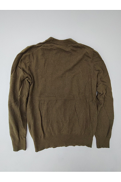 Lyle & Scott Pánský khaki bavlněný pulovr basic Velikost M | Lyle & Scott | obrázek 6