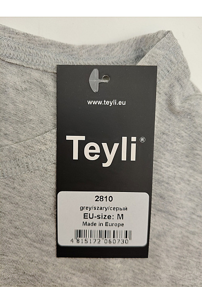 TEYLI Šedé letní tričkové šaty volné Vel. EU M | TEYLI | obrázek 5