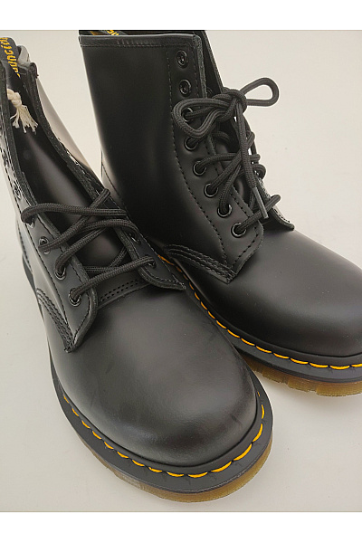 Dr.Martens Černé kotníkové šněrovací boty s kulatou špičkou Velikost EU 40 | Dr.Martens | obrázek 5