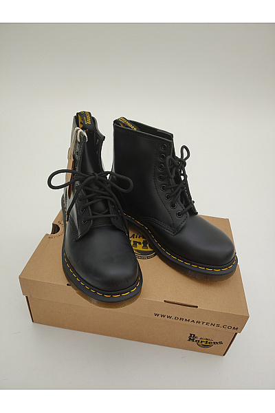 Dr.Martens Černé kotníkové šněrovací boty s kulatou špičkou Velikost EU 40 | Dr.Martens | obrázek 10
