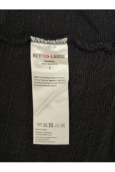 key largo Dámský bavlněný kardigan černý basic Velikost L | key largo | obrázek 3