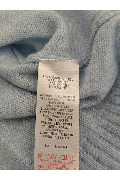 Brodie Cashmere Dámský kašmírový pulovr se srdcem modrý Vel. M | Brodie Cashmere | obrázek 5