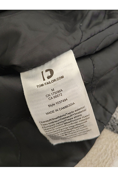 TOM TAILOR Pánská kostkovaná košilová bunda přechodová Vel. M | TOM TAILOR | obrázek 8