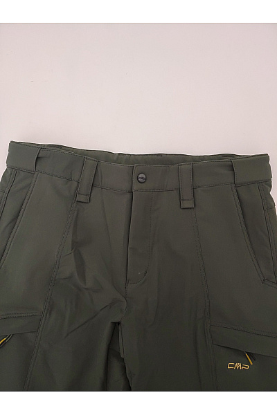 CMP Pánské khaki cargo kalhoty outdoorové turistické s kapsami na stehnech Vel. EU 52 | CMP | obrázek 4
