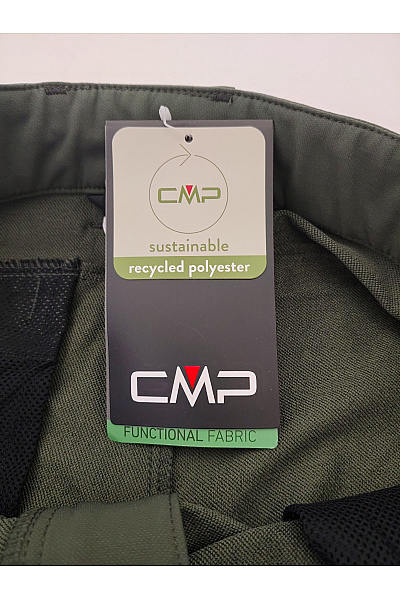 CMP Pánské khaki cargo kalhoty outdoorové turistické s kapsami na stehnech Vel. EU 52 | CMP | obrázek 5