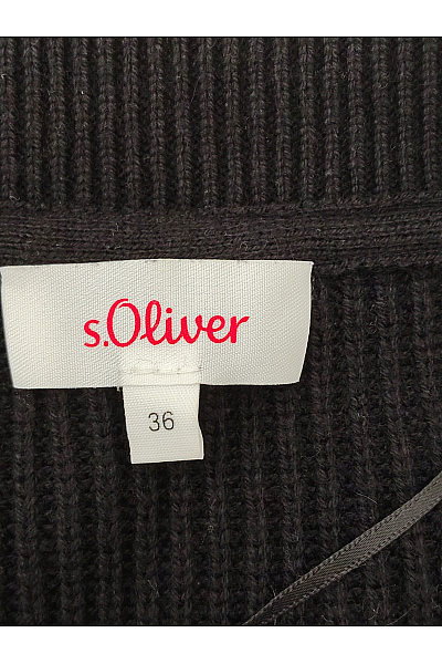 s.OLIVER Černý bavlněný kardigan do véčka na knoflíky Vel. EU 36 | s.OLIVER | obrázek 6
