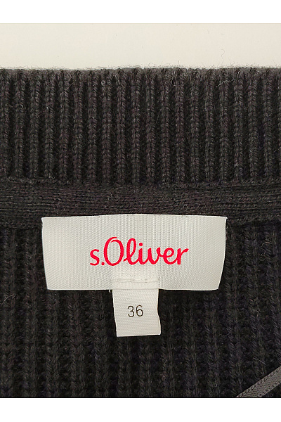 s.OLIVER Černý bavlněný kardigan do véčka na knoflíky Vel. EU 36 | s.OLIVER | obrázek 7
