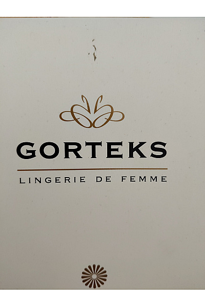 GORTEKS Béžové krajkové kalhotky luxusní Vel. EU 44 | GORTEKS | obrázek 3