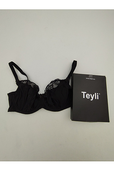 TEYLI Černá krajková kosticová podprsenka s měkkými košíčky Vel. EU 85 | TEYLI | obrázek 2