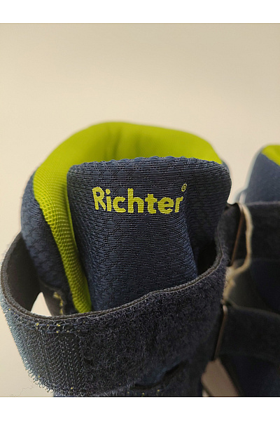 Richter Modré kotníkové zimní nepromokavé boty na suchý zip Vel. 37 | Richter | obrázek 7