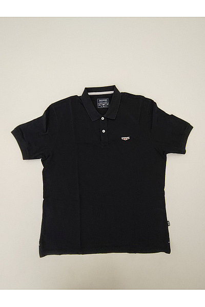 Galvanni Pánské černé bavlněné polo tričko s krátkým rukávem Vel. 4XL | Galvanni | obrázek 2