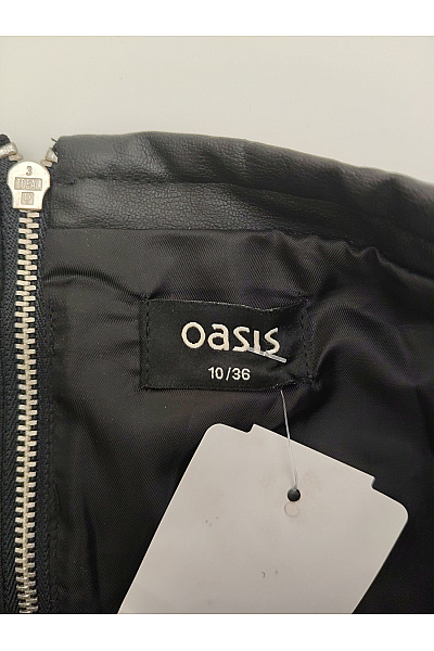 Oasis Černobílá kostkovaná mini sukně s kapsami Velikost 36 | Oasis | obrázek 3
